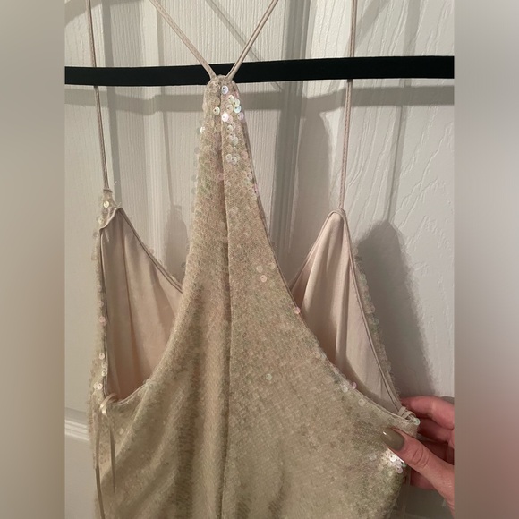 Dynamite Scoop Neck Sequin Maxi - Picture 7 of 8